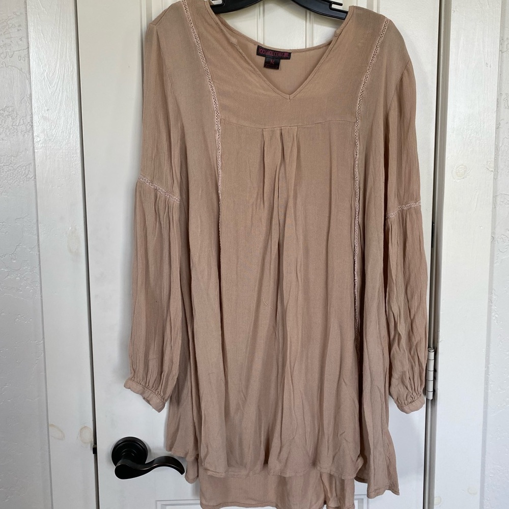 Rock & Roll Cowgirl boho tunic shirt dress